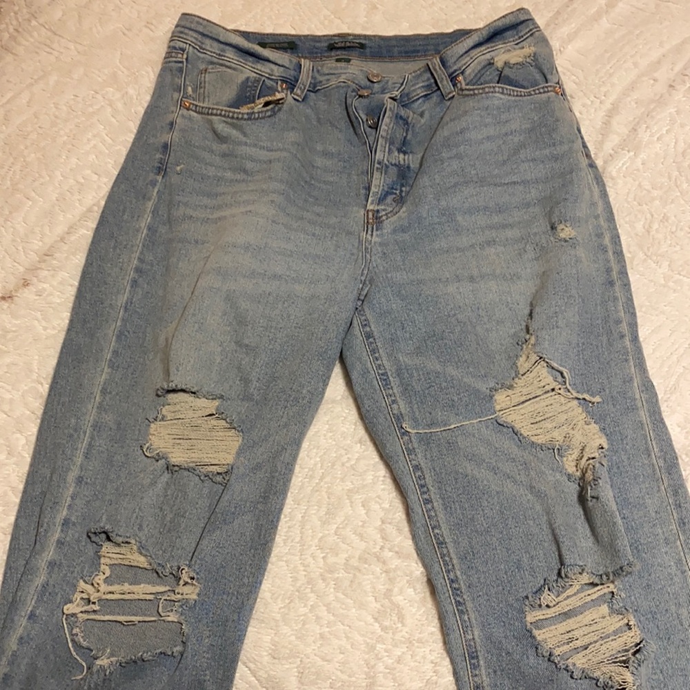High rise mom jeans